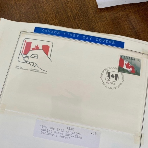 Canada Postage Stamps First Day Covers Lot of 90 Stamps Envelopes Scott Album - Picture 4 of 9